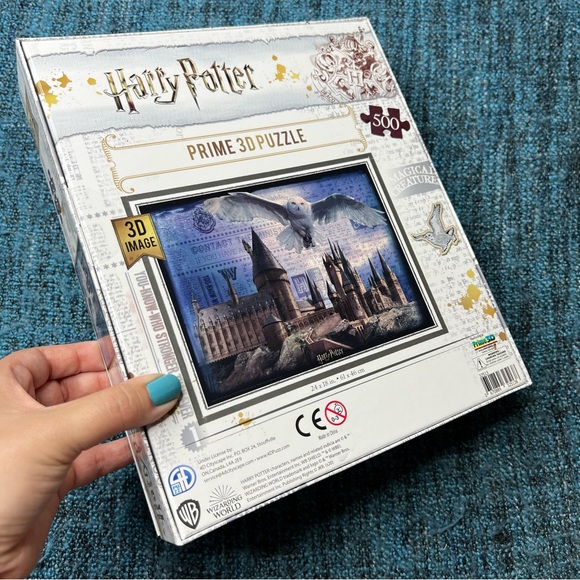 Harry Potter Puzzle 3D Image Hogwarts Castle 550 Piece Jigsaw - Picture 2 of 4